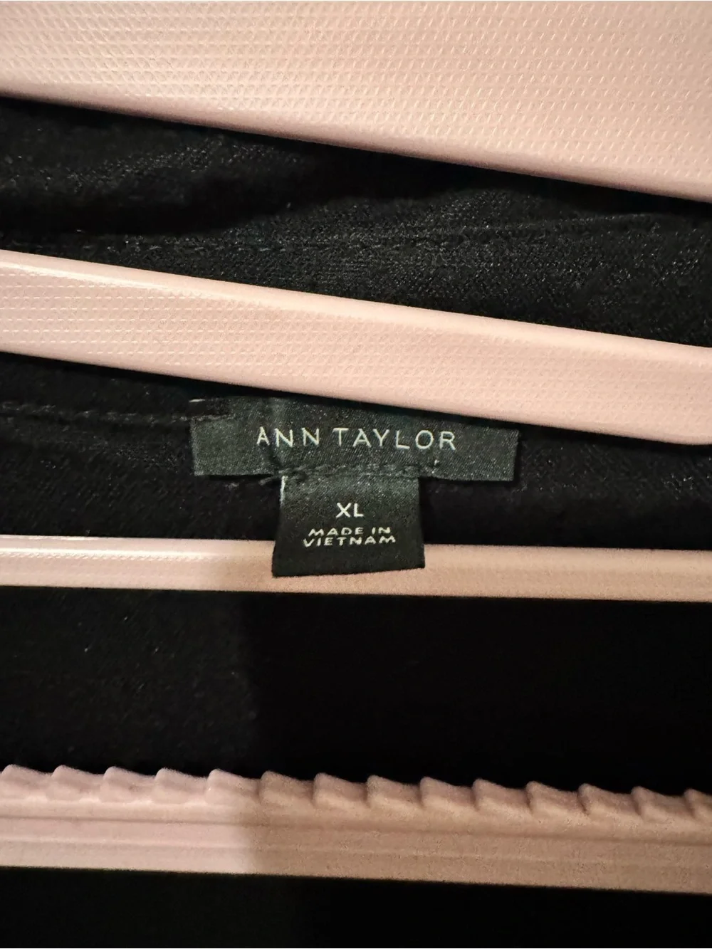 Ann Taylor Black Casual Button-Down Shirt Dress - Picture 4 of 4